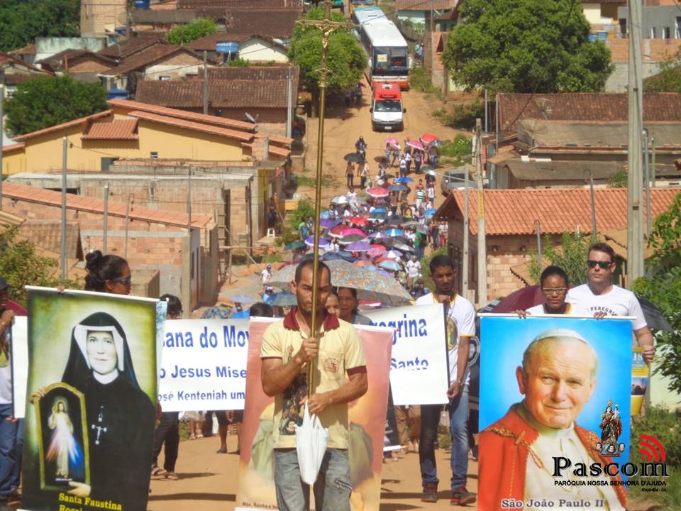 1ª Romaria da Mãe Peregrina em Itanhém atrae multidão