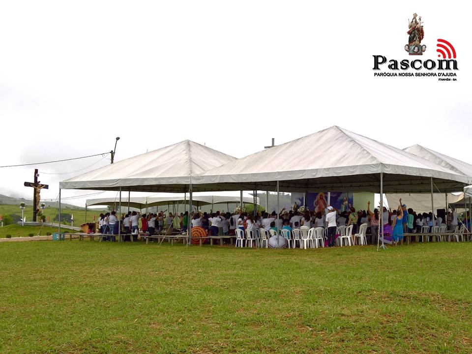 Apesar do mal tempo fieis se fazem presente na 2° Romaria Diocesana da Pastoral da Criança