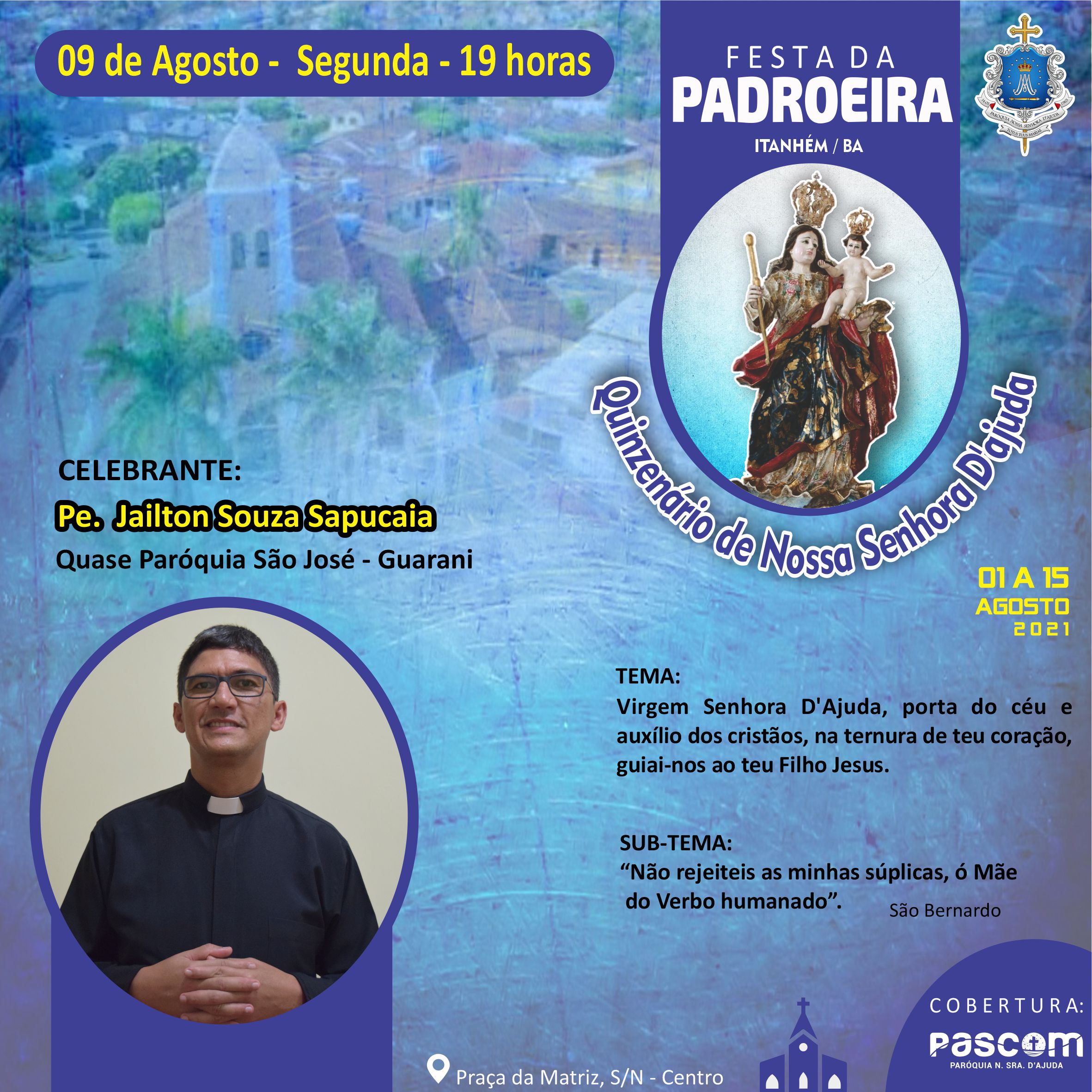 A exemplo de Maria serviremos perfeitamente a Deus