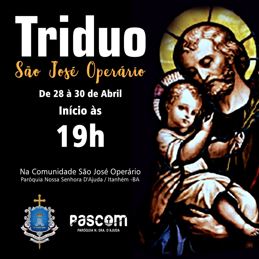 Nesse fim de semana acontecerá a Festa em honra a São José Operário