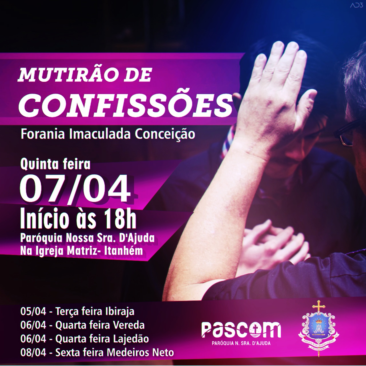 Mutirão de confissões da Forania Imaculada Conceição