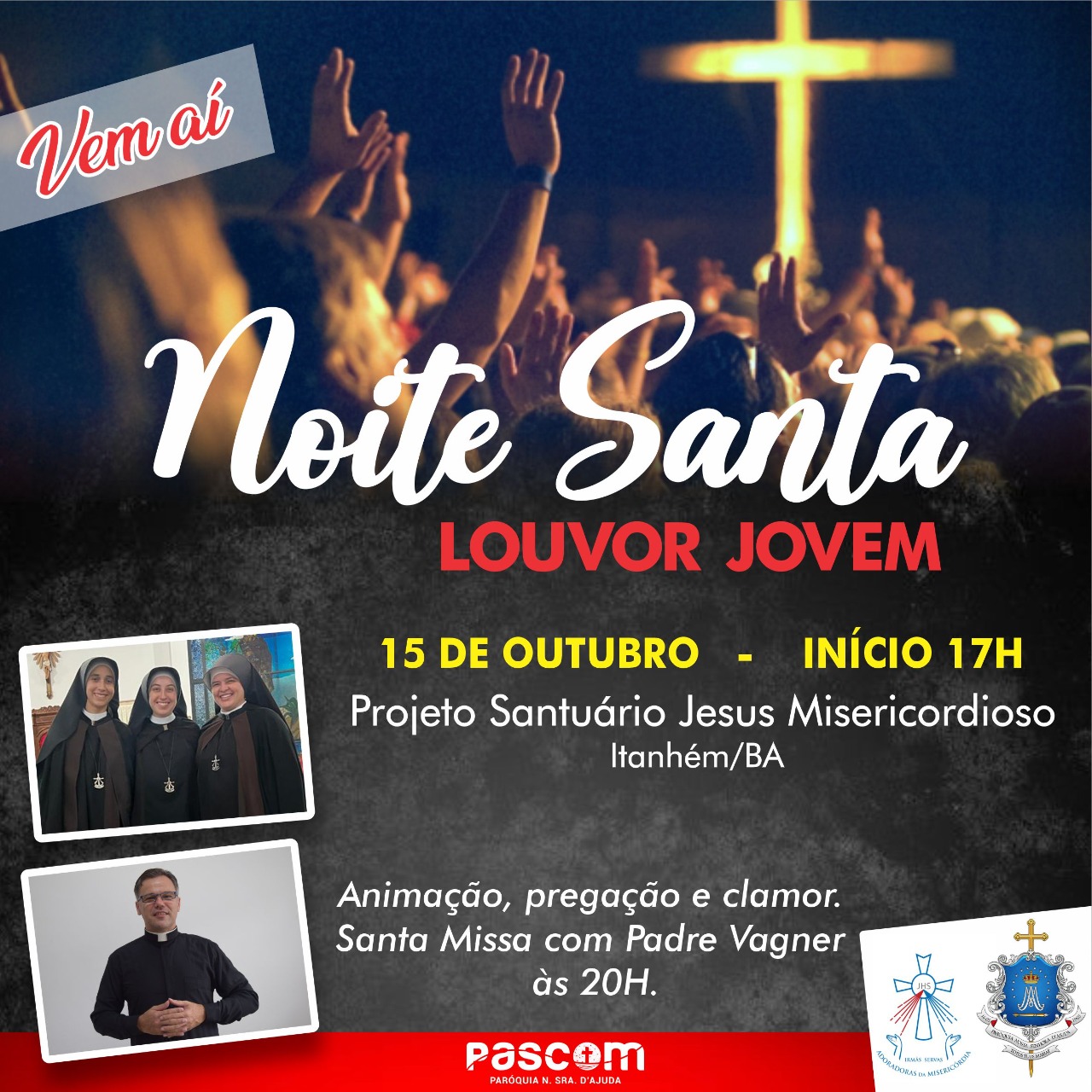 Vem aí a Noite Santa Louvor Jovem