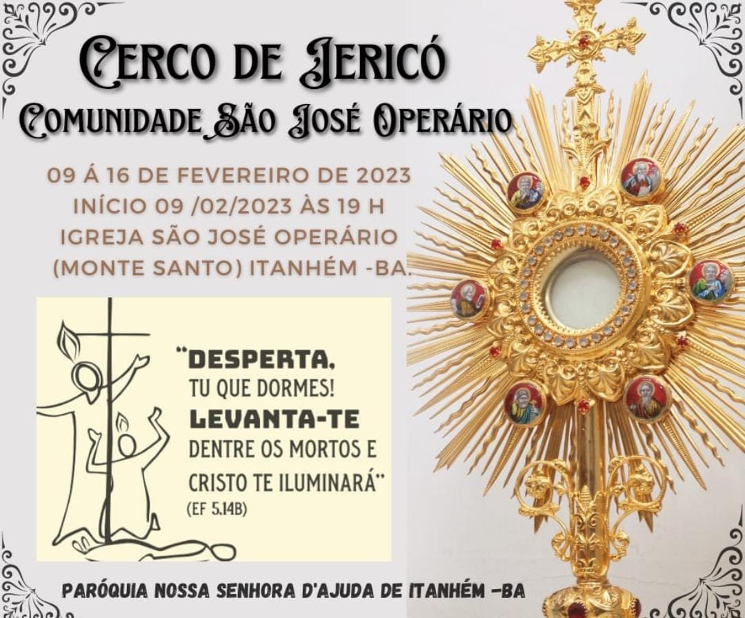 Dia 09 de fevereiro inicia o Cerco de Jericó na Comunidade São José Operário