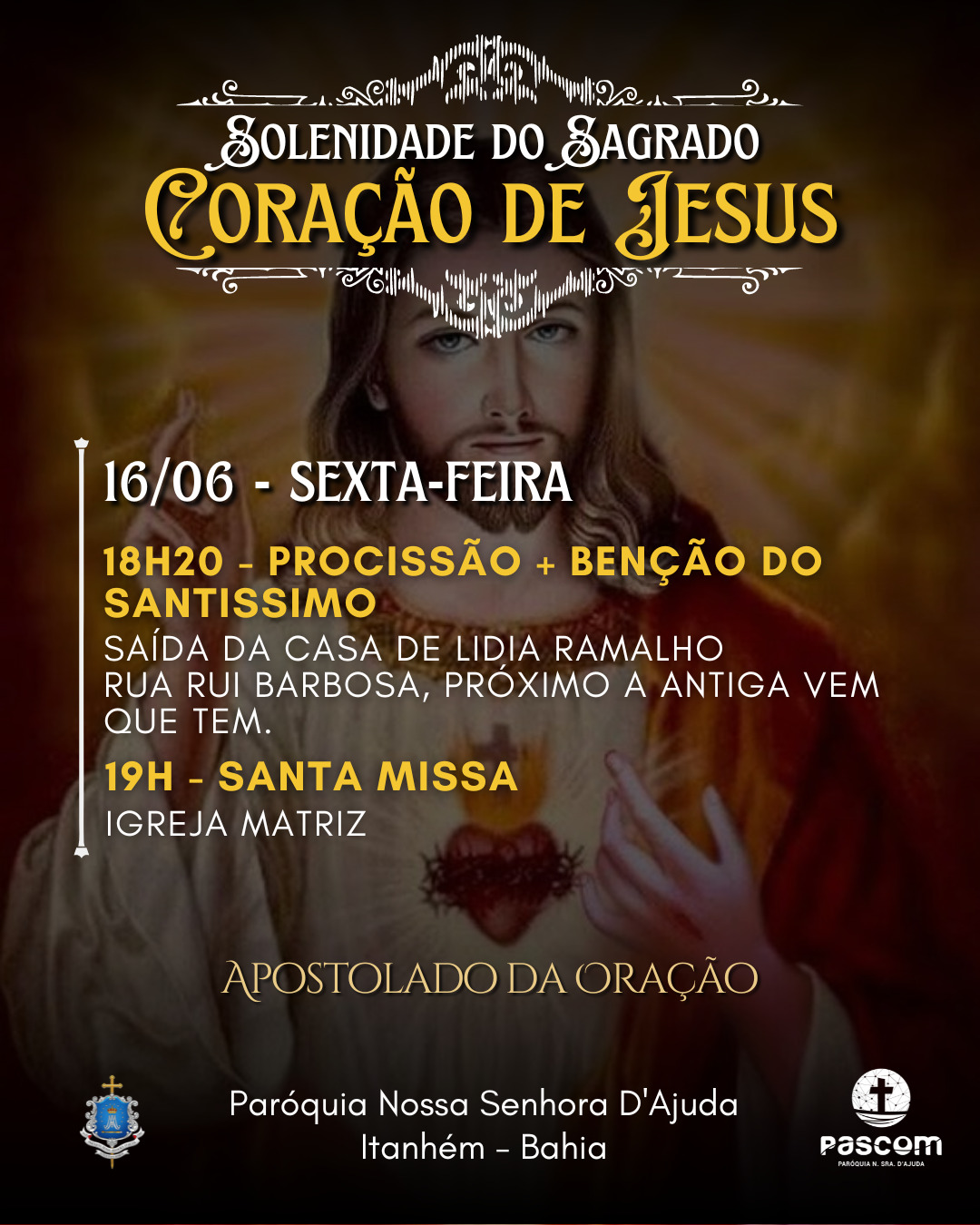 Solenidade do Sagrado Coração de Jesus