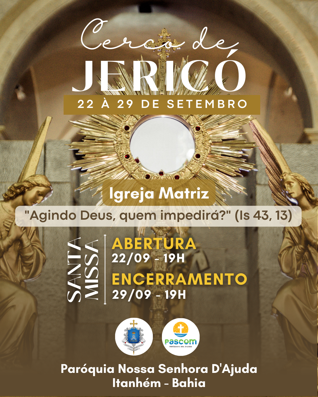 Cerco de Jericó na Igreja Matriz